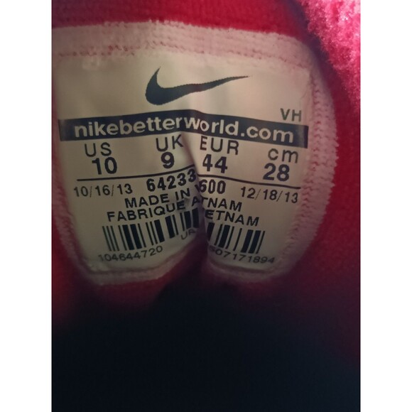 Nike Air Raid University Red Black Men's Size 10 - Picture 8 of 8